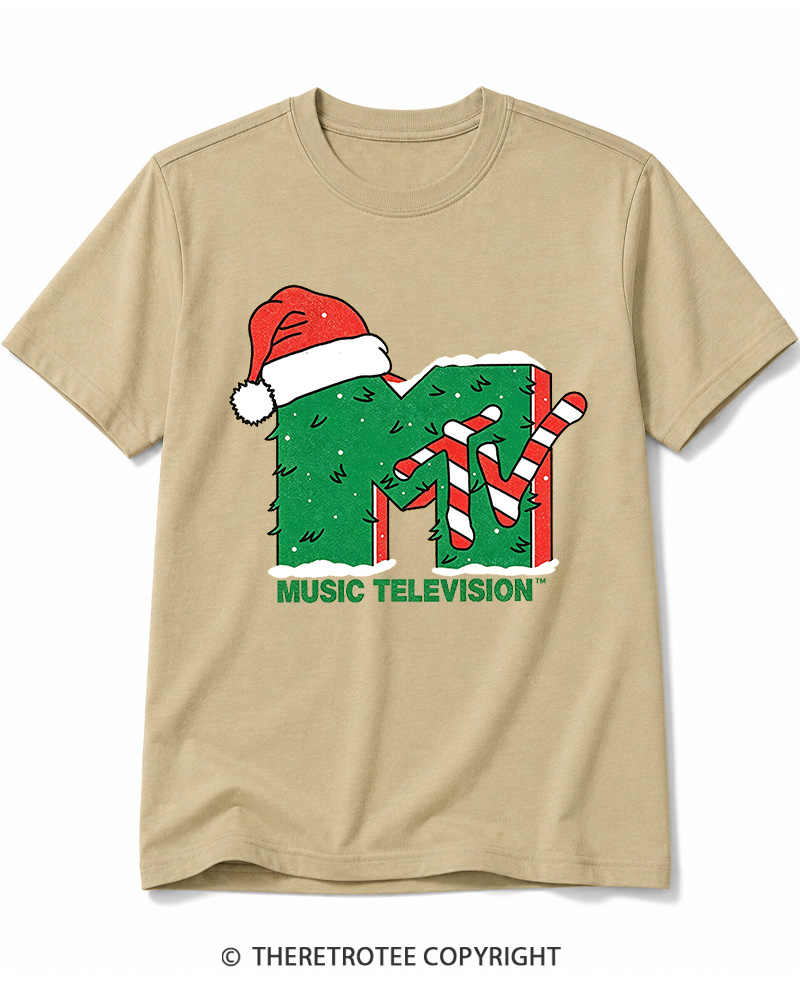 TheRetroTee Mtv Music Television 1980s Cotton T-Shirt