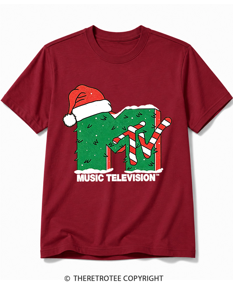 TheRetroTee Mtv Music Television 1980s Cotton T-Shirt