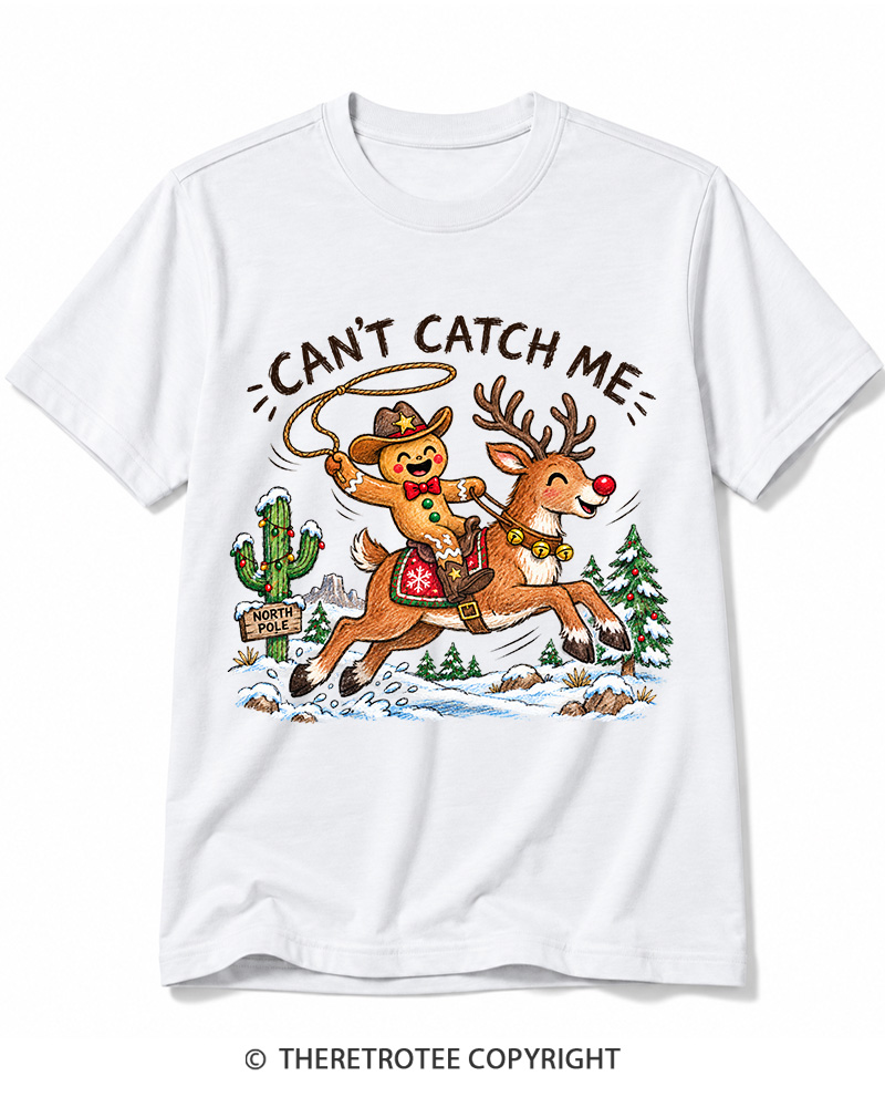TheRetroTee Can't Catch Me Vintage Cotton T-Shirt