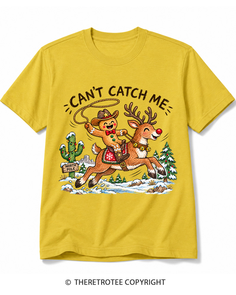 TheRetroTee Can't Catch Me Vintage Cotton T-Shirt