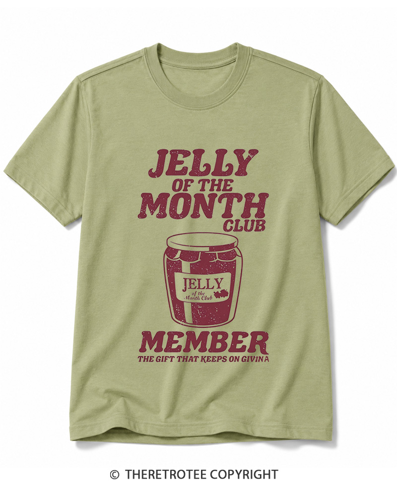 TheRetroTee Jelly Of The Month Club 1980s Cotton T-Shirt