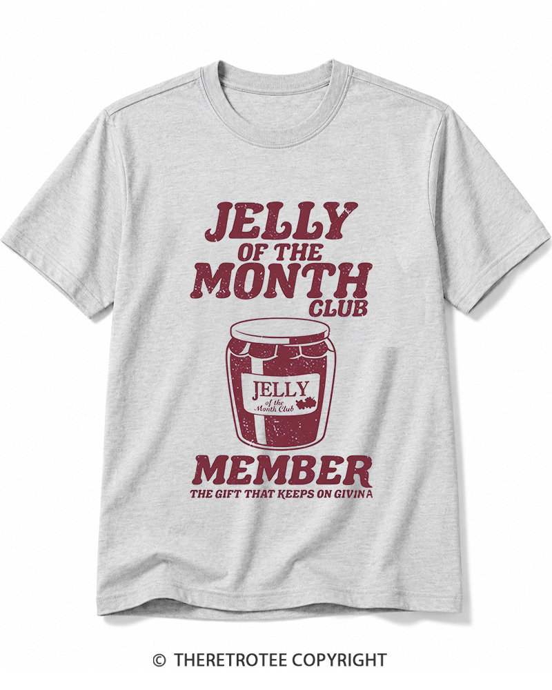 TheRetroTee Jelly Of The Month Club 1980s Cotton T-Shirt