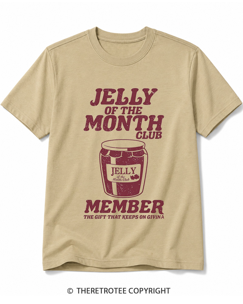 TheRetroTee Jelly Of The Month Club 1980s Cotton T-Shirt