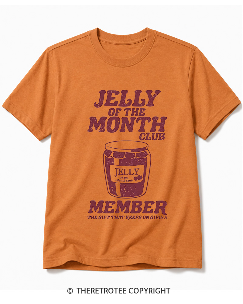 TheRetroTee Jelly Of The Month Club 1980s Cotton T-Shirt