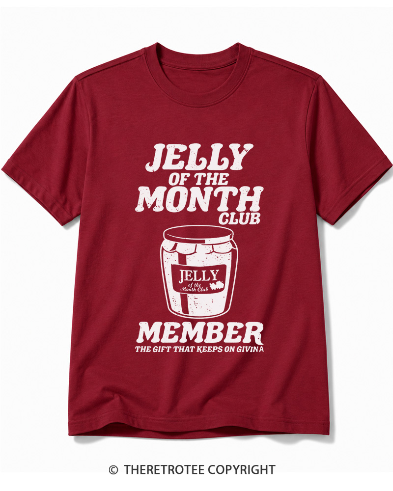TheRetroTee Jelly Of The Month Club 1980s Cotton T-Shirt