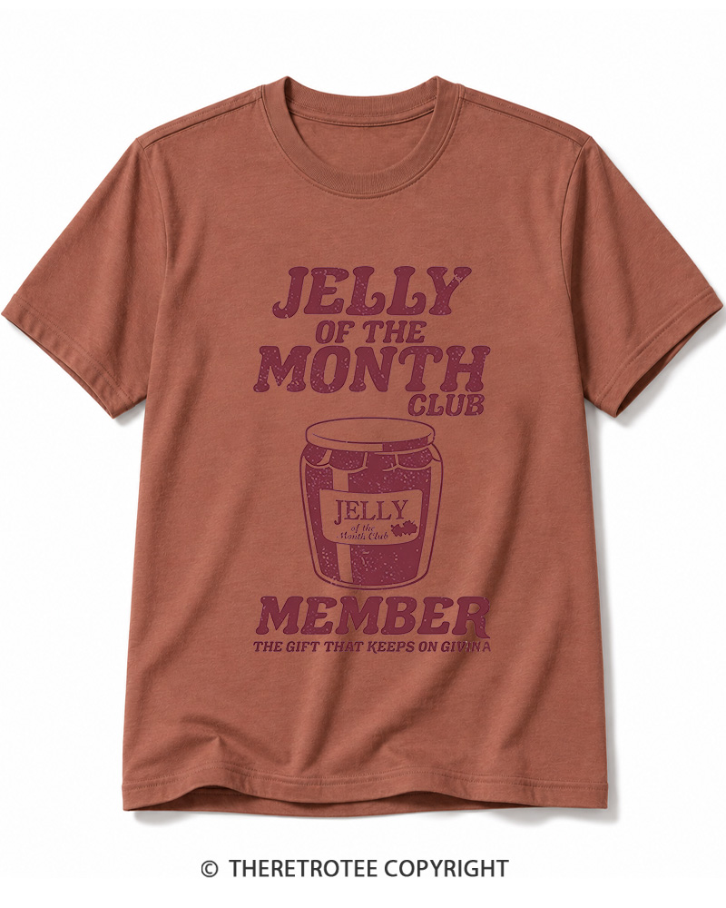 TheRetroTee Jelly Of The Month Club 1980s Cotton T-Shirt