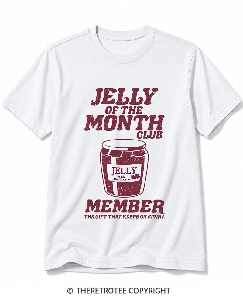 TheRetroTee Jelly Of The Month Club 1980s Cotton T-Shirt