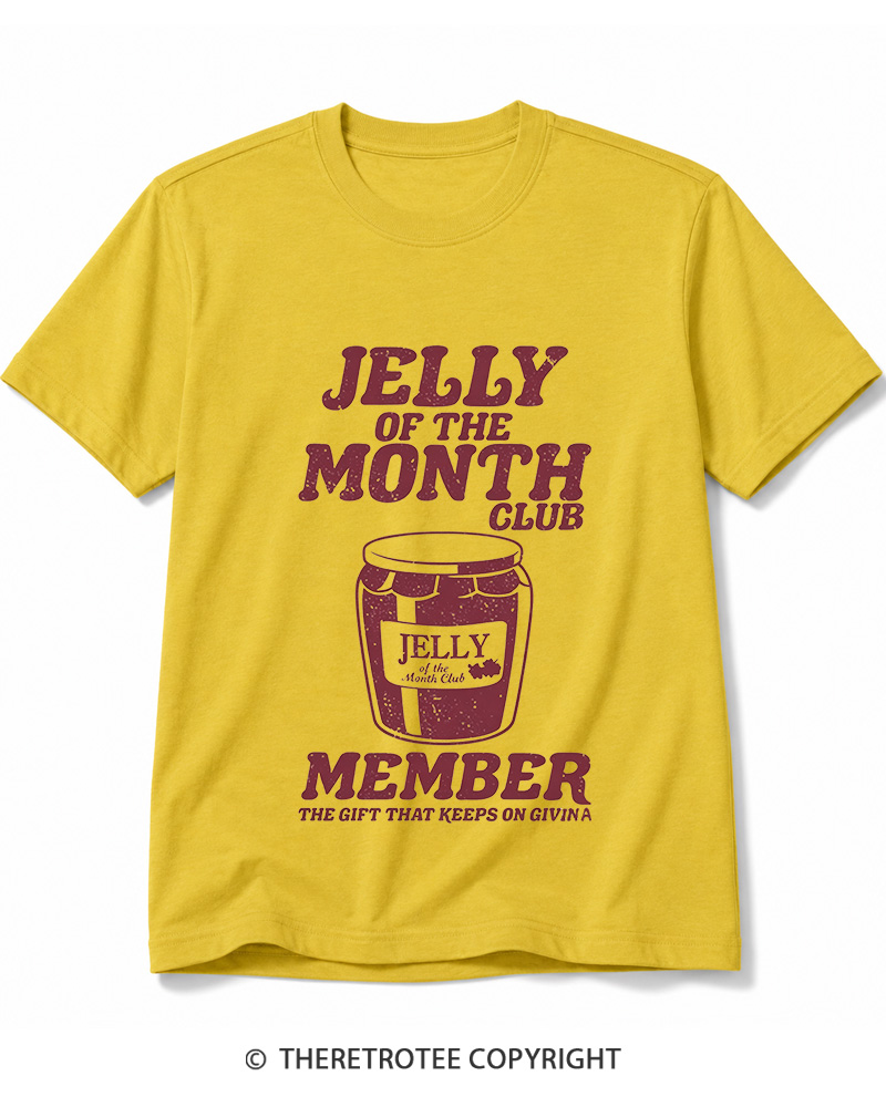 TheRetroTee Jelly Of The Month Club 1980s Cotton T-Shirt