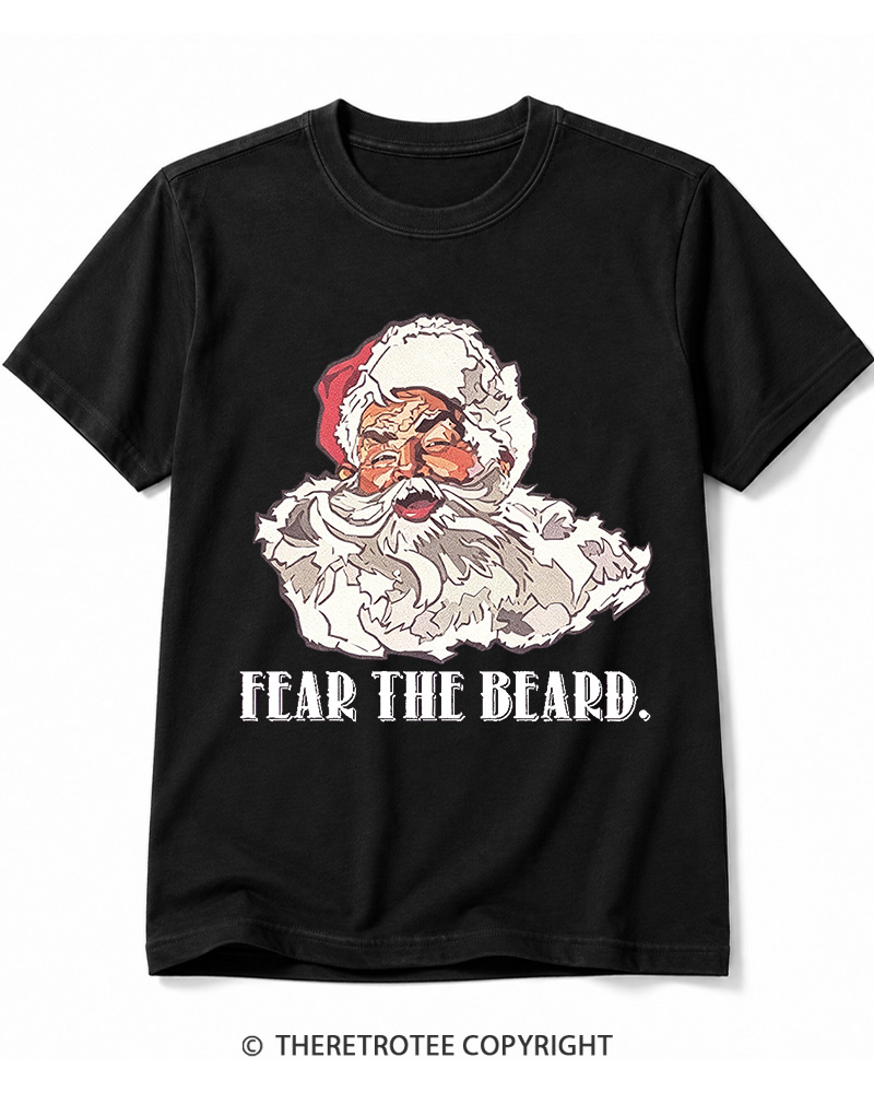 TheRetroTee Fear The Beard. 1950s Cotton T-Shirt