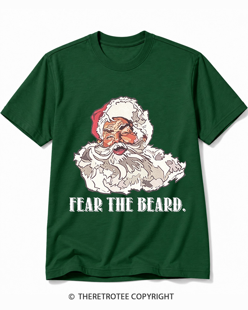 TheRetroTee Fear The Beard. 1950s Cotton T-Shirt