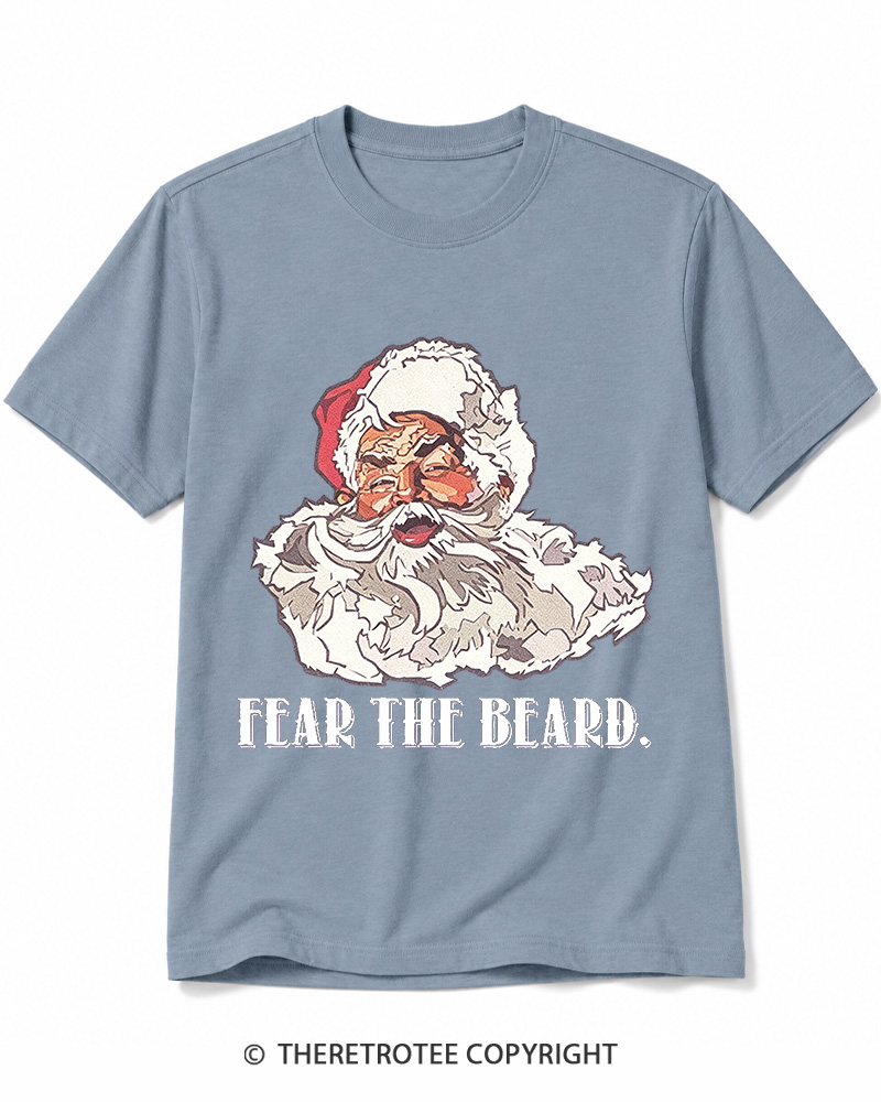 TheRetroTee Fear The Beard. 1950s Cotton T-Shirt