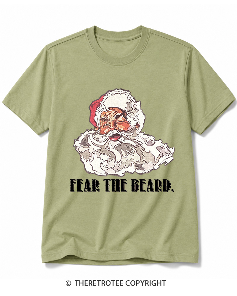 TheRetroTee Fear The Beard. 1950s Cotton T-Shirt