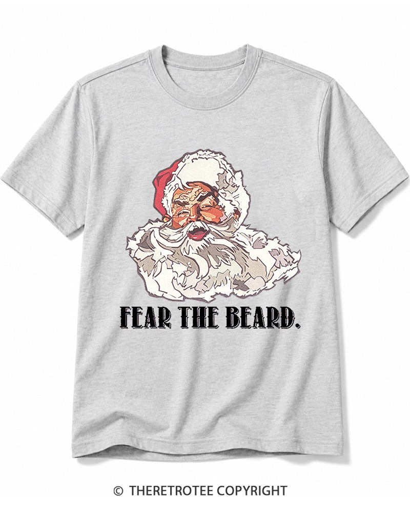 TheRetroTee Fear The Beard. 1950s Cotton T-Shirt
