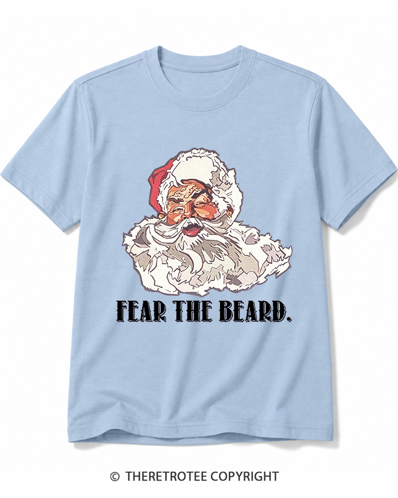 TheRetroTee Fear The Beard. 1950s Cotton T-Shirt