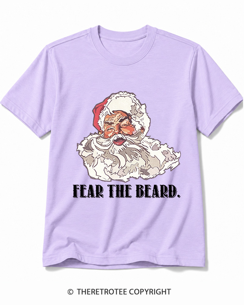 TheRetroTee Fear The Beard. 1950s Cotton T-Shirt