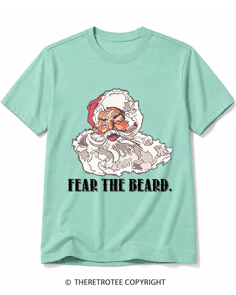 TheRetroTee Fear The Beard. 1950s Cotton T-Shirt
