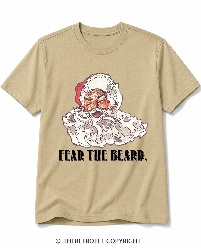 TheRetroTee Fear The Beard. 1950s Cotton T-Shirt