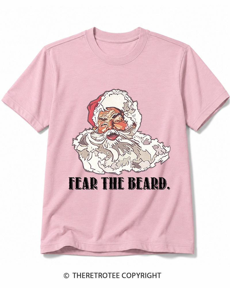 TheRetroTee Fear The Beard. 1950s Cotton T-Shirt