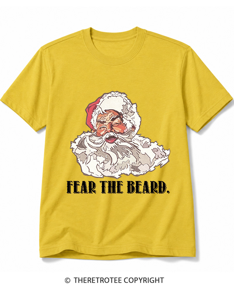 TheRetroTee Fear The Beard. 1950s Cotton T-Shirt