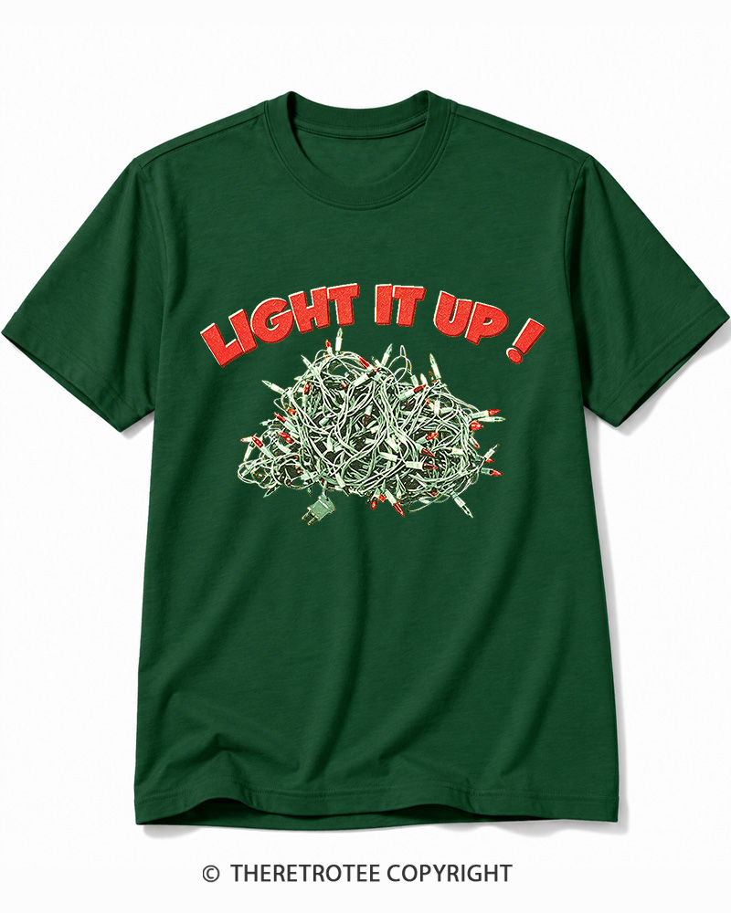 TheRetroTee Light It Up! 1990s Cotton T-Shirt