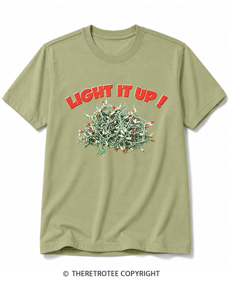 TheRetroTee Light It Up! 1990s Cotton T-Shirt