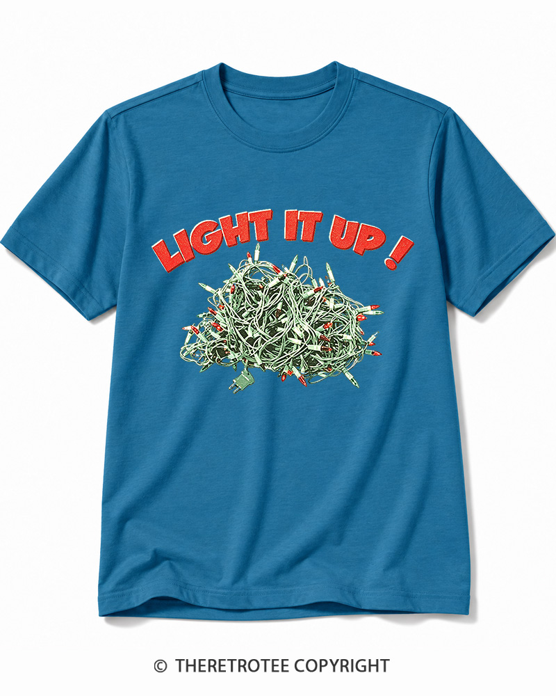 TheRetroTee Light It Up! 1990s Cotton T-Shirt