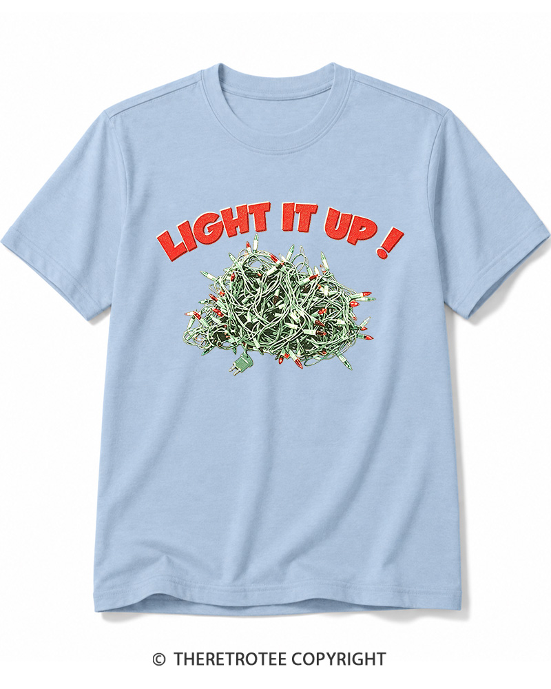 TheRetroTee Light It Up! 1990s Cotton T-Shirt