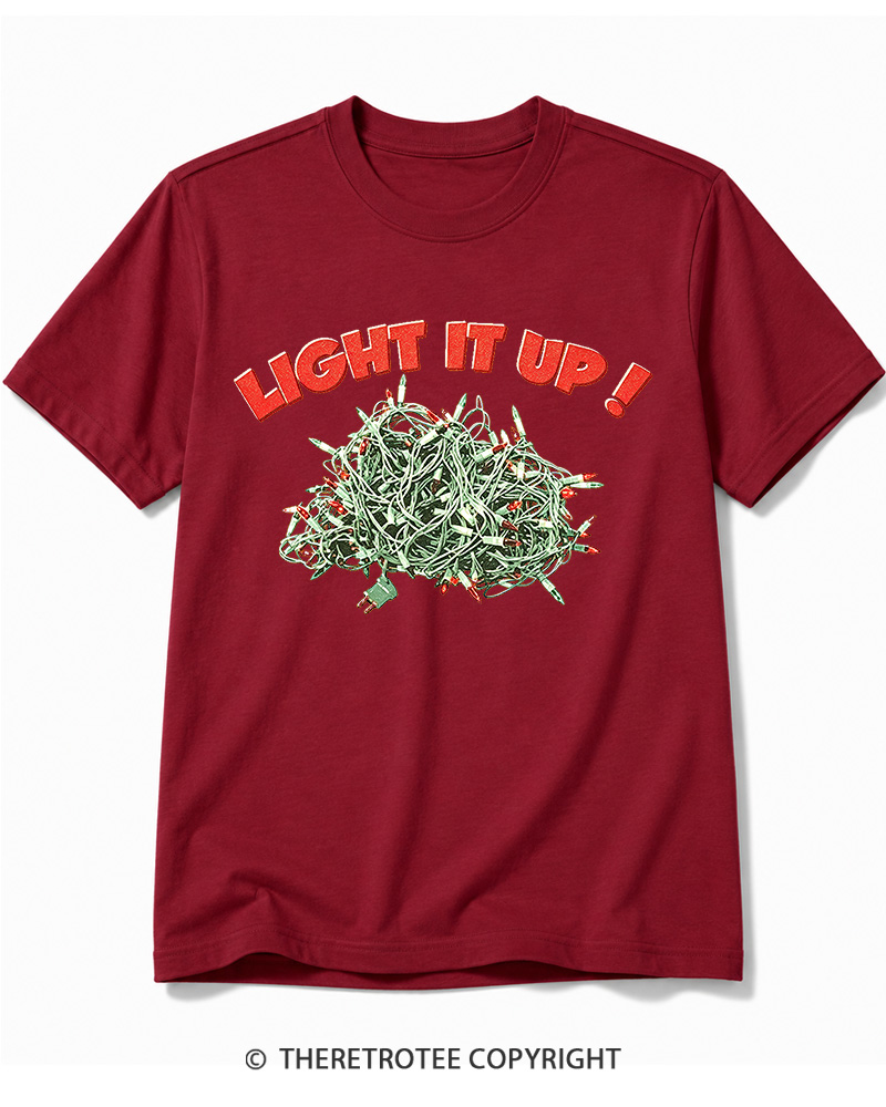 TheRetroTee Light It Up! 1990s Cotton T-Shirt
