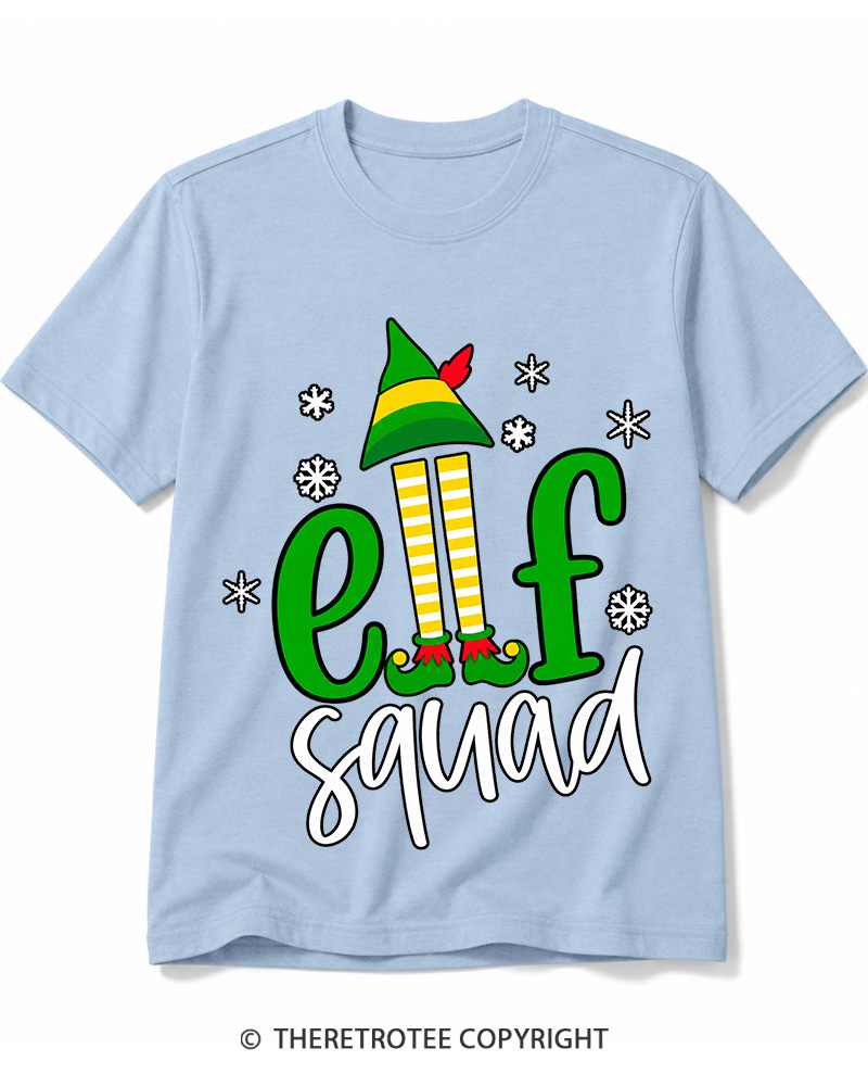 TheRetroTee Elf Squad Vintage Cotton T-Shirt