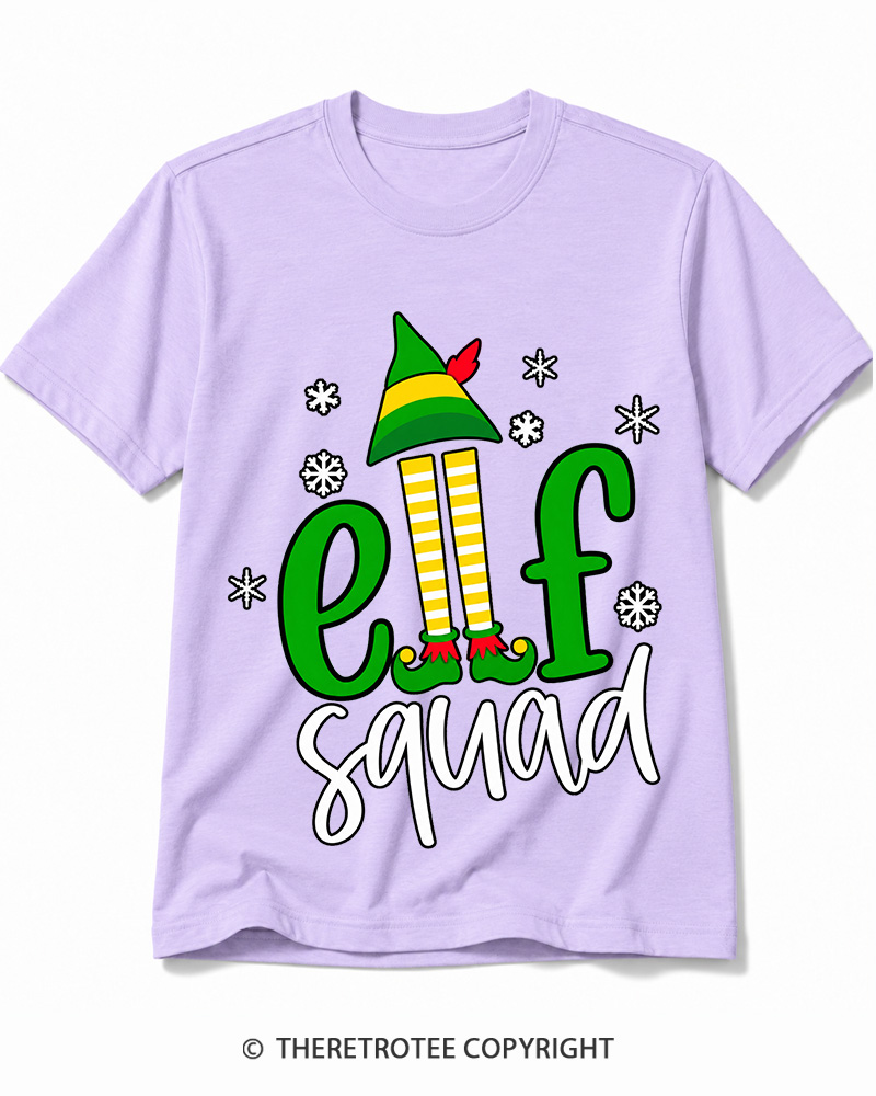 TheRetroTee Elf Squad Vintage Cotton T-Shirt