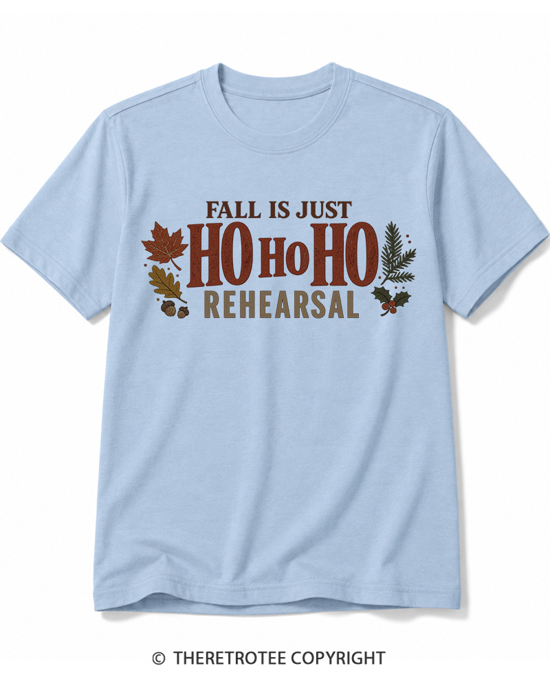 TheRetroTee Fall Is Just Ho Ho Ho Vintage  Cotton T-Shirt