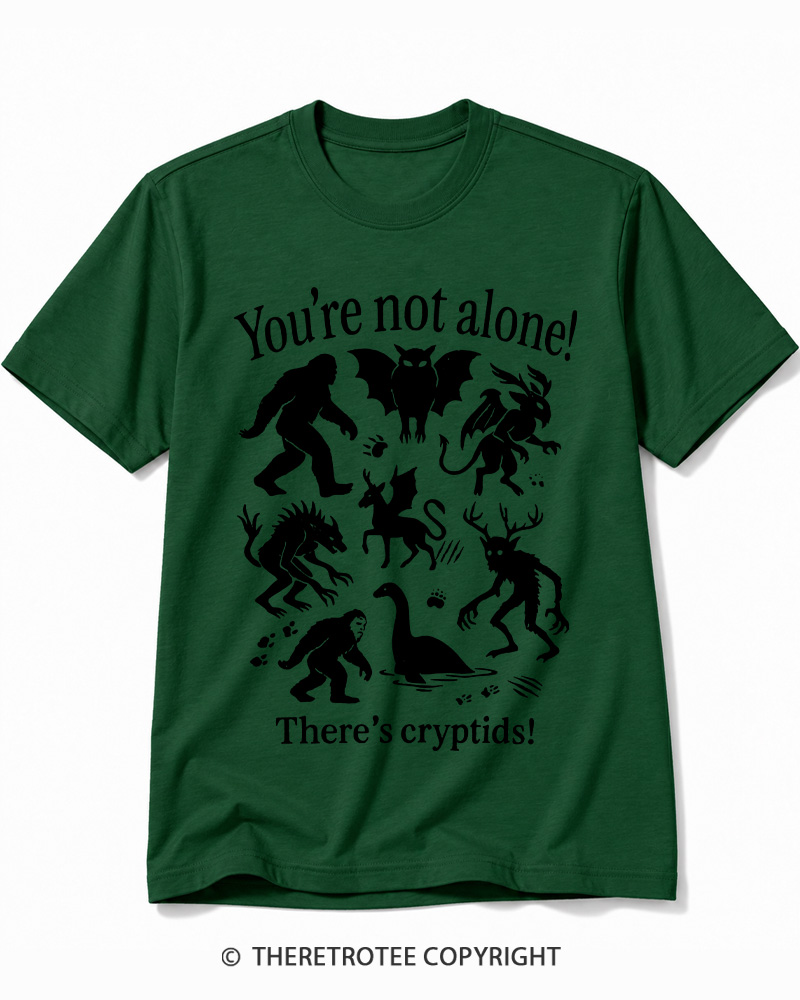 TheRetroTee Cryptid 1970s Cotton T-Shirt