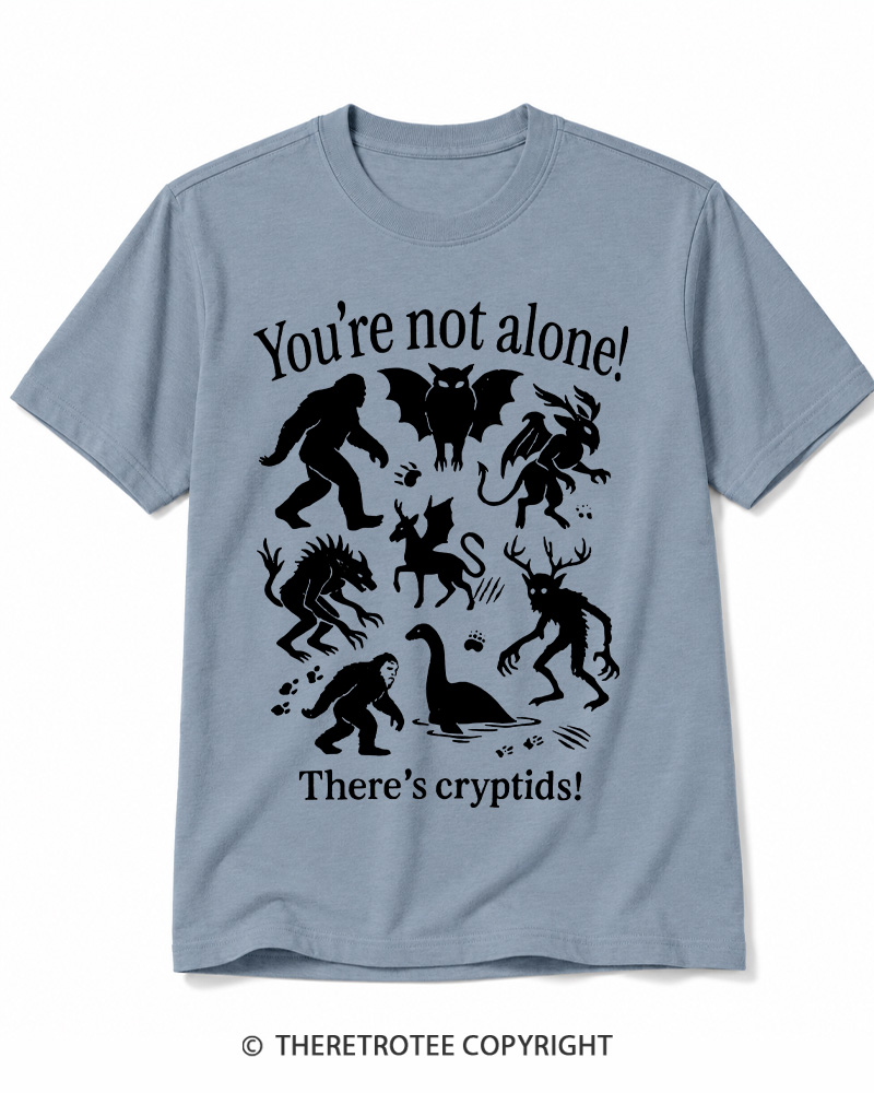 TheRetroTee Cryptid 1970s Cotton T-Shirt