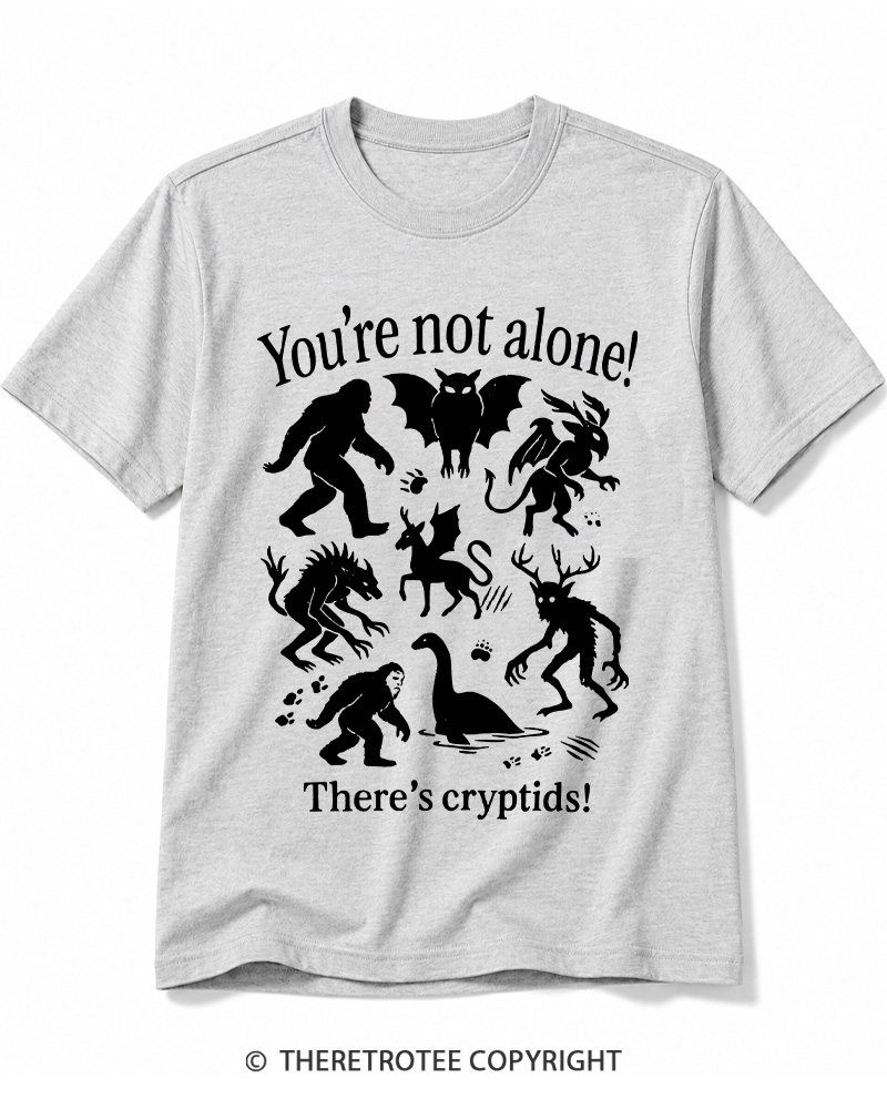 TheRetroTee Cryptid 1970s Cotton T-Shirt