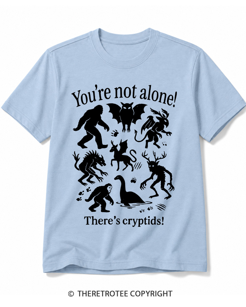 TheRetroTee Cryptid 1970s Cotton T-Shirt
