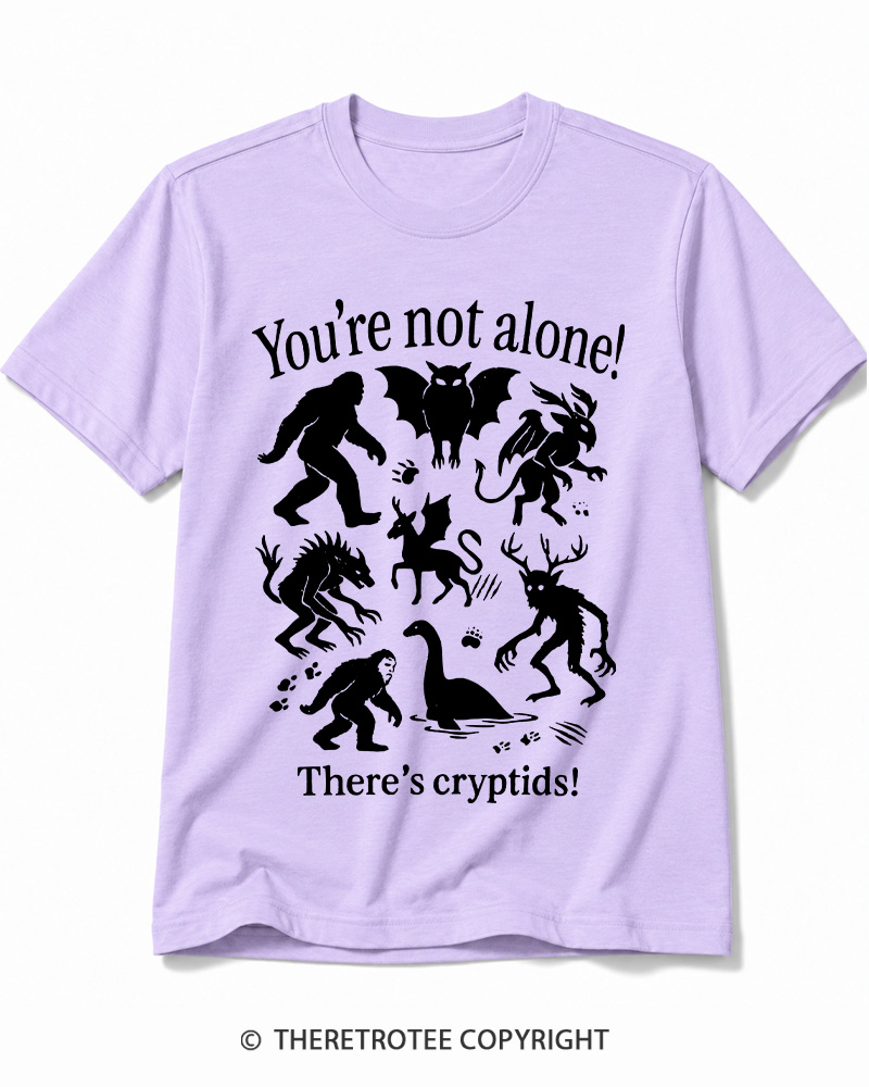 TheRetroTee Cryptid 1970s Cotton T-Shirt