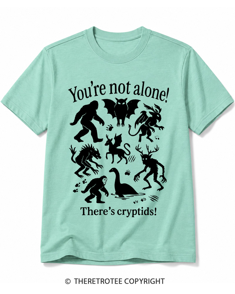 TheRetroTee Cryptid 1970s Cotton T-Shirt
