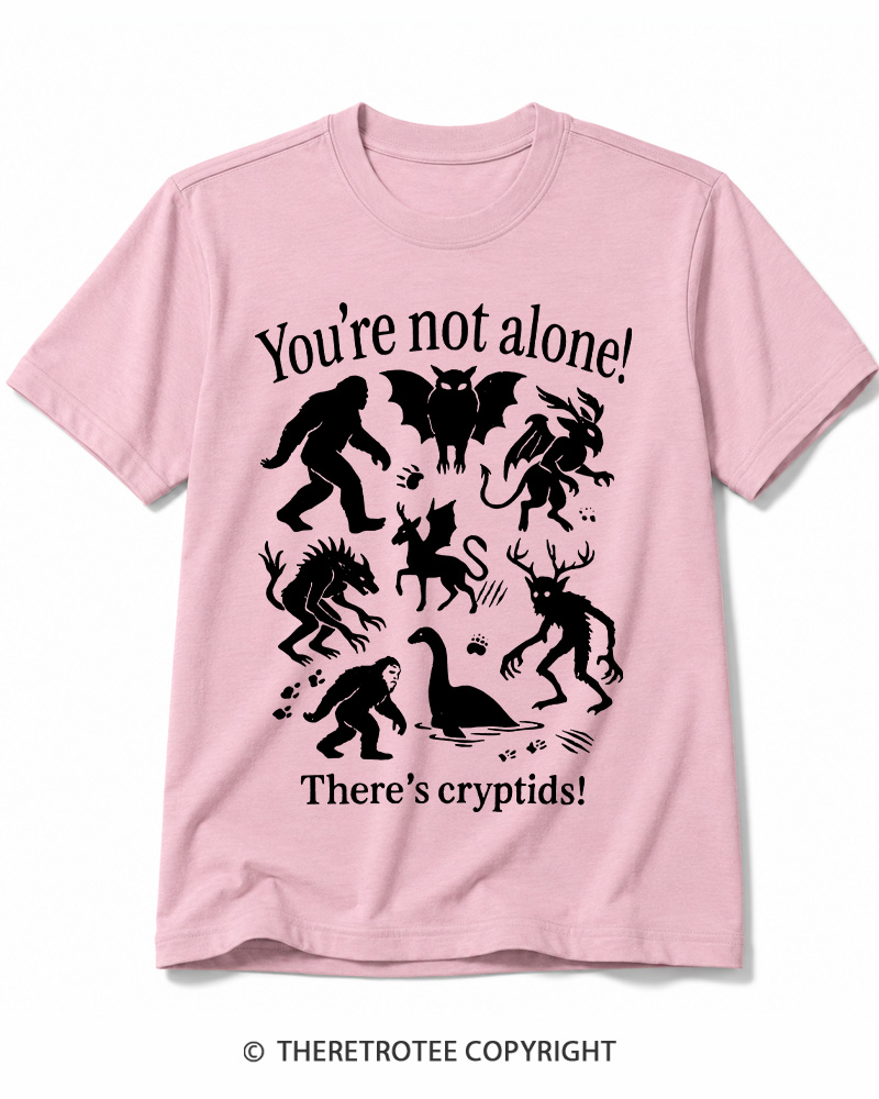 TheRetroTee Cryptid 1970s Cotton T-Shirt