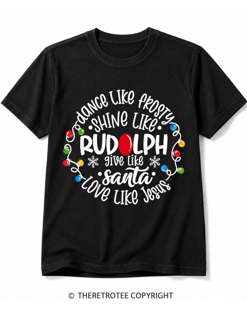 TheRetroTee Jive like Santa Retro Cotton T-Shirt