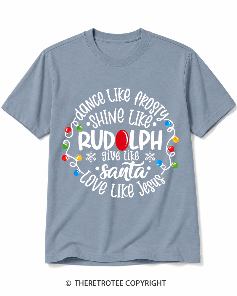 TheRetroTee Jive like Santa Retro Cotton T-Shirt