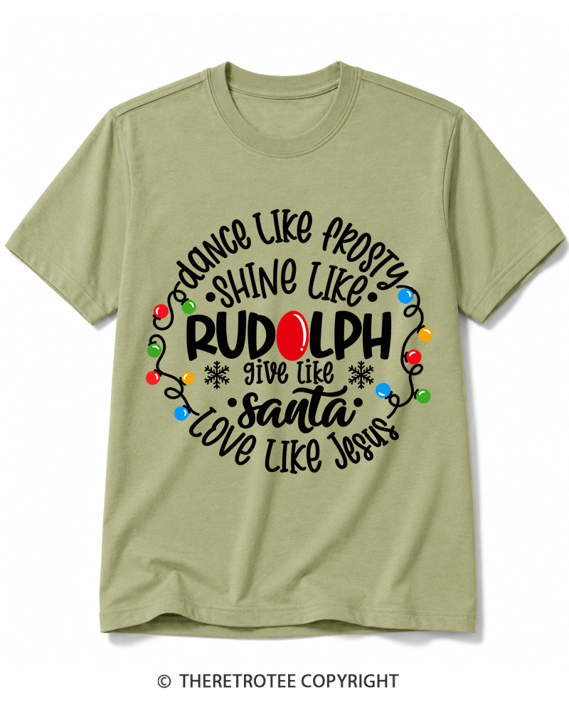 TheRetroTee Jive like Santa Retro Cotton T-Shirt