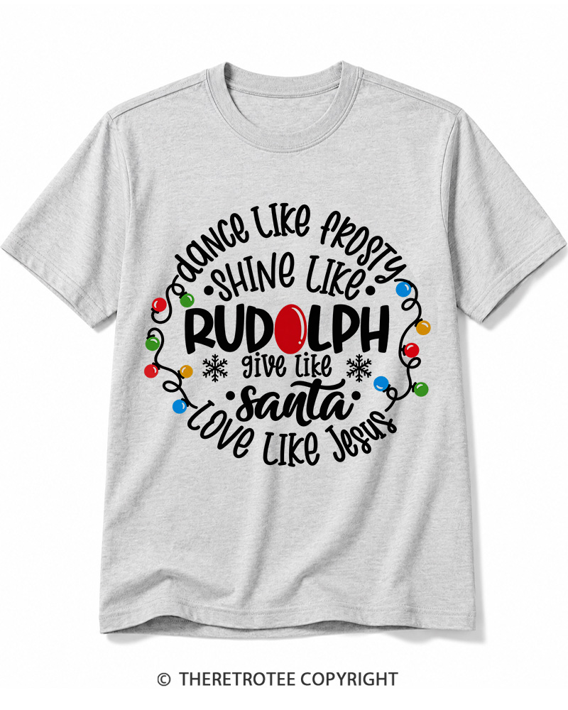 TheRetroTee Jive like Santa Retro Cotton T-Shirt