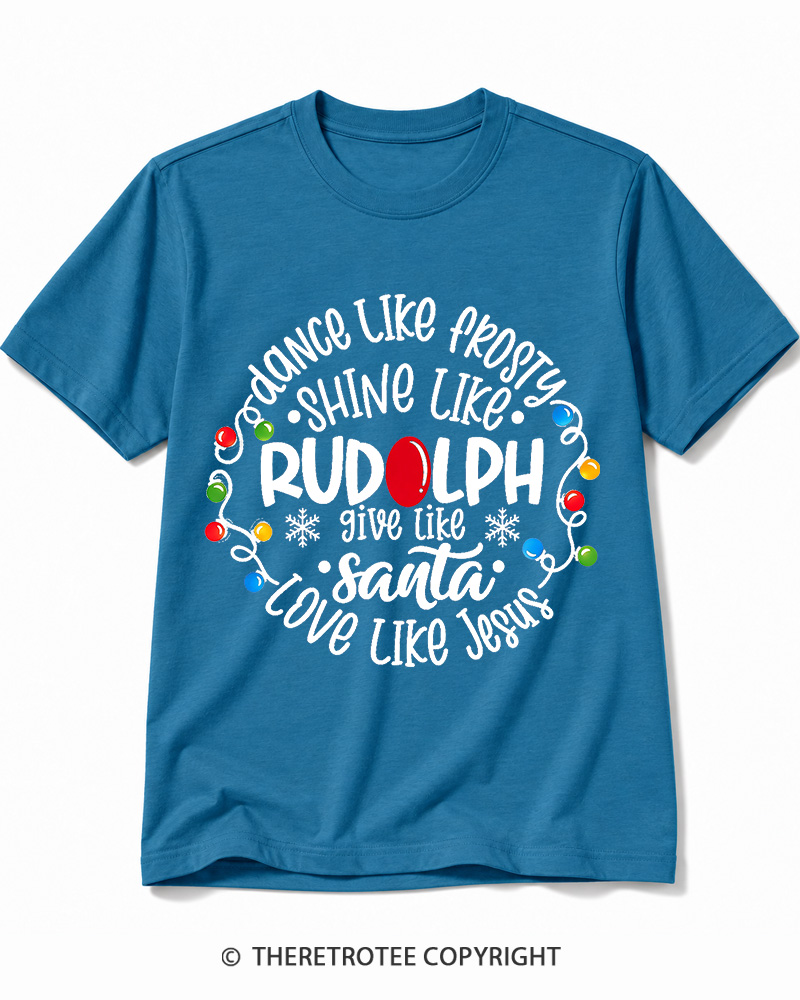 TheRetroTee Jive like Santa Retro Cotton T-Shirt