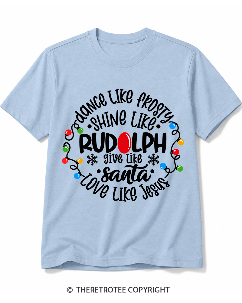 TheRetroTee Jive like Santa Retro Cotton T-Shirt