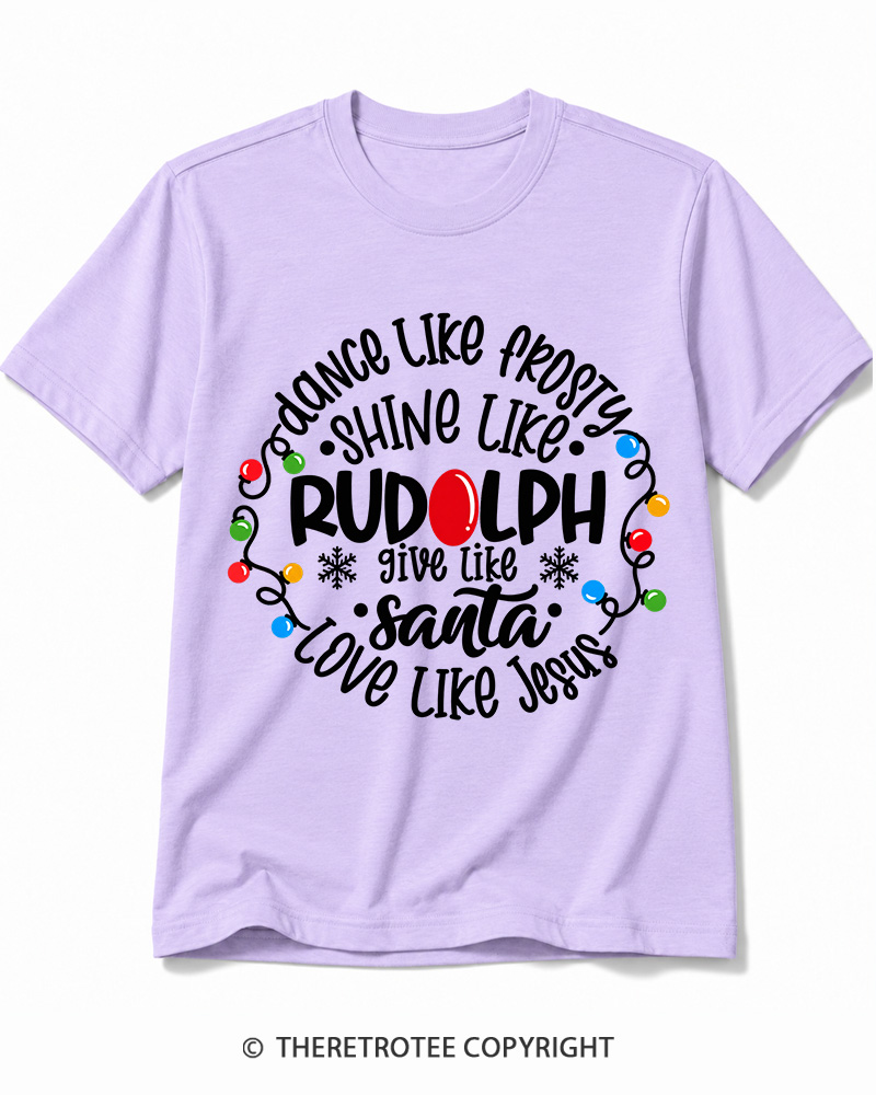 TheRetroTee Jive like Santa Retro Cotton T-Shirt