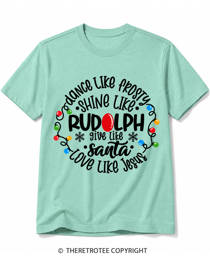 TheRetroTee Jive like Santa Retro Cotton T-Shirt