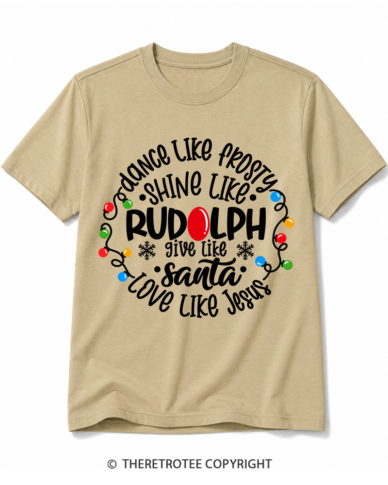 TheRetroTee Jive like Santa Retro Cotton T-Shirt