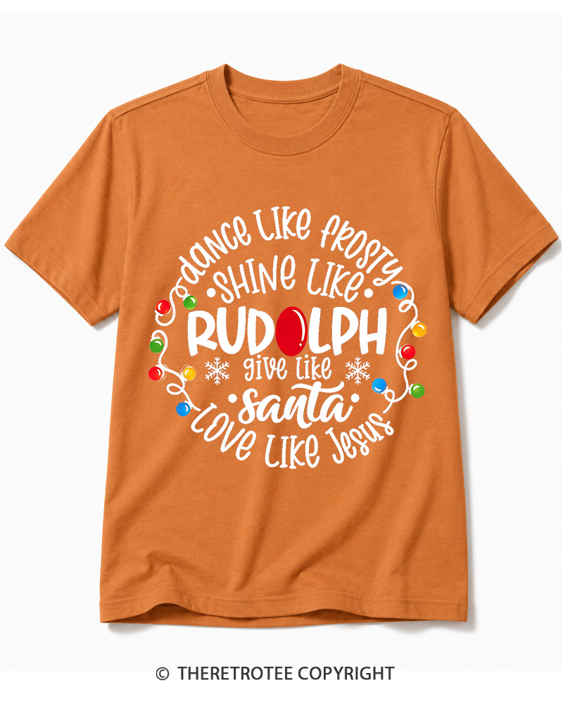 TheRetroTee Jive like Santa Retro Cotton T-Shirt