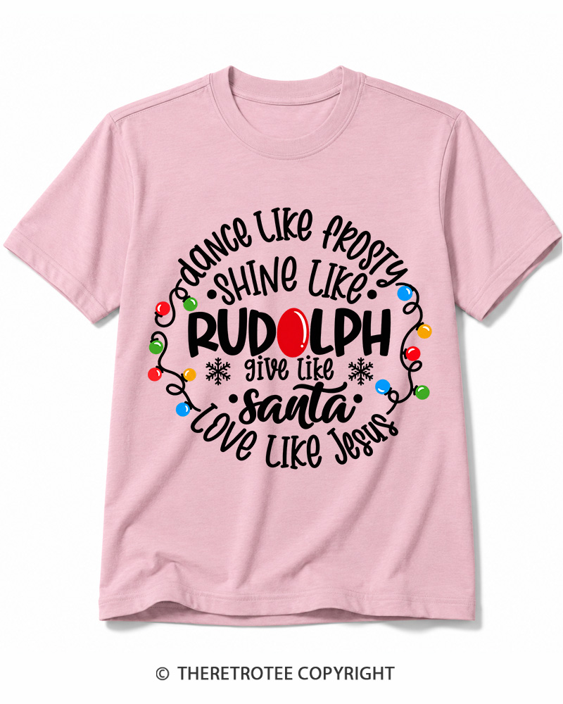 TheRetroTee Jive like Santa Retro Cotton T-Shirt