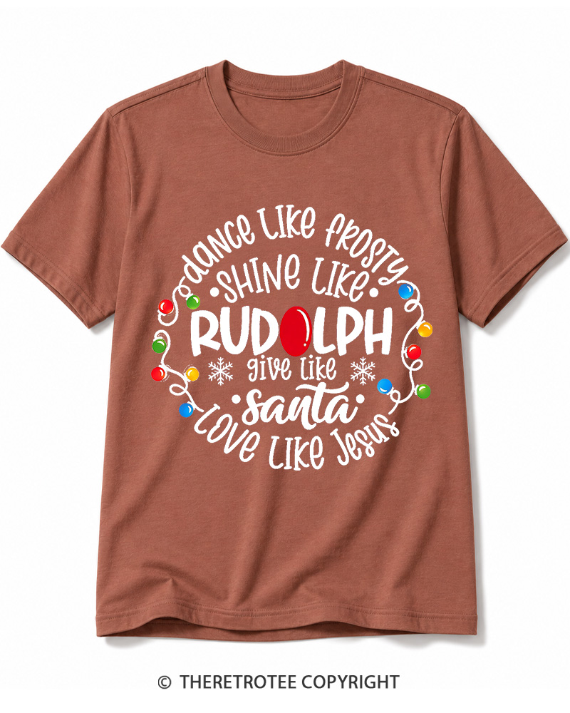 TheRetroTee Jive like Santa Retro Cotton T-Shirt